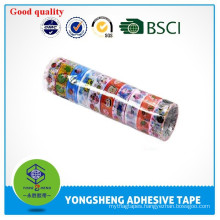 Stationery tape with different patterns used for school and office
